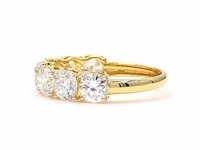 14 karaat geelgouden eeuwigheidsring met 2,74 ct. diamant - afbeelding 6 van  8