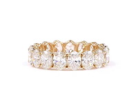 14 karaat geelgouden eeuwigheidsring met 5,50 ct. diamant - afbeelding 5 van  9