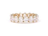 14 karaat geelgouden eeuwigheidsring met 5,50 ct. diamant - afbeelding 6 van  9