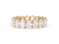 14 karaat geelgouden eeuwigheidsring met 5,50 ct. diamant - afbeelding 4 van  5