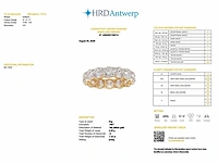 14 karaat geelgouden eeuwigheidsring met 7,15 ct. diamant - afbeelding 2 van  8