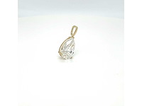 14 karaat geelgouden kettinghanger met 1,08 ct. diamant - afbeelding 4 van  7