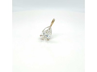14 karaat geelgouden kettinghanger met 1,08 ct. diamant - afbeelding 5 van  7