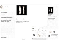 14 karaat geelgouden oorringen met 5,05 ct. diamant - afbeelding 2 van  7