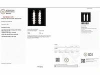 14 karaat geelgouden oorringen met 5,05 ct. diamant - afbeelding 2 van  6