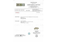14 karaat geelgouden oorstekers met 1,44 ct. natuurlijke diamant - afbeelding 2 van  7