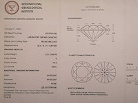 14 karaat geelgouden ring met 2,01 caraat diamant - afbeelding 2 van  7