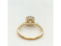 14 karaat geelgouden ring met 2,01 caraat diamant - afbeelding 5 van  7