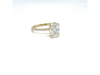 14 karaat geelgouden ring met 2,12 ct. diamant - afbeelding 4 van  6