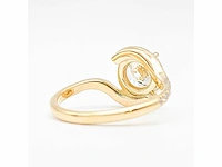 14 karaat geelgouden ring met 2,42 ct. diamant - afbeelding 4 van  12