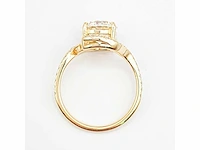 14 karaat geelgouden ring met 2,42 ct. diamant - afbeelding 6 van  12