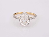 14 karaat geelgouden ring met 2,50 crt. diamant - afbeelding 1 van  8