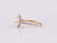 14 karaat geelgouden ring met 2,50 crt. diamant - afbeelding 6 van  8