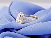 14 karaat geelgouden ring met 2,50 crt. diamant - afbeelding 1 van  8