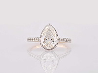 14 karaat geelgouden ring met 2,50 crt. diamant - afbeelding 7 van  8
