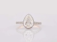 14 karaat geelgouden ring met 2,50 crt. diamant - afbeelding 7 van  8