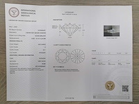 14 karaat geelgouden ring met 4,24 crt. diamant. - afbeelding 2 van  6