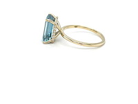 14 karaat geelgouden ring met 4,28 crt. diamant - afbeelding 2 van  13