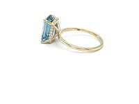 14 karaat geelgouden ring met 4,28 crt. diamant - afbeelding 8 van  10
