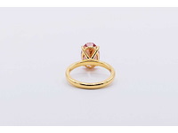 14 karaat geelgouden ring met 4,60 crt. diamant - afbeelding 6 van  6