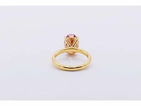 14 karaat geelgouden ring met 4,60 crt. diamant - afbeelding 4 van  6