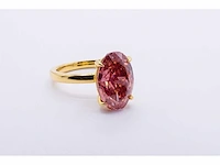 14 karaat geelgouden ring met 4,60 crt. diamant - afbeelding 6 van  6