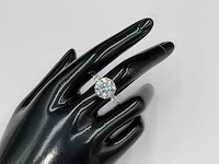 14 karaat geelgouden unieke ring met hoofddiamant 5,52 crt. - afbeelding 13 van  19