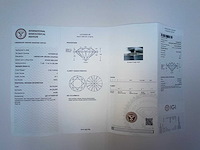 14 karaat geelgouden unieke ring met hoofddiamant 5,52 crt. - afbeelding 14 van  19
