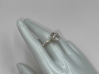 14 karaat geelgouden unieke ring met hoofddiamant 5,52 crt. - afbeelding 2 van  19