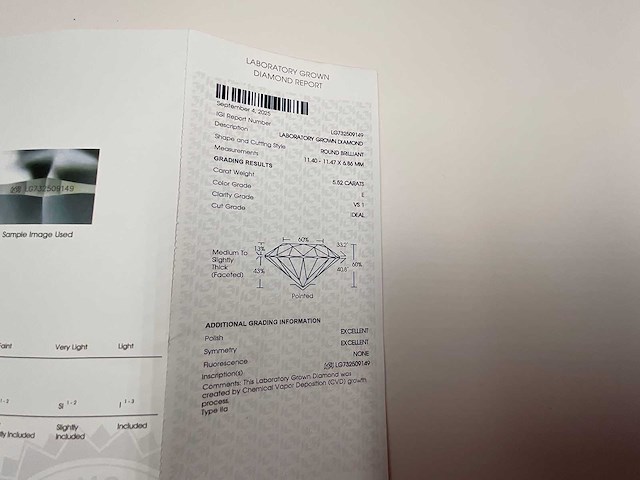 14 karaat geelgouden unieke ring met hoofddiamant 5,52 crt. - afbeelding 7 van  19