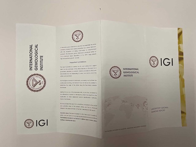 14 karaat geelgouden unieke ring met hoofddiamant 5,52 crt. - afbeelding 11 van  19