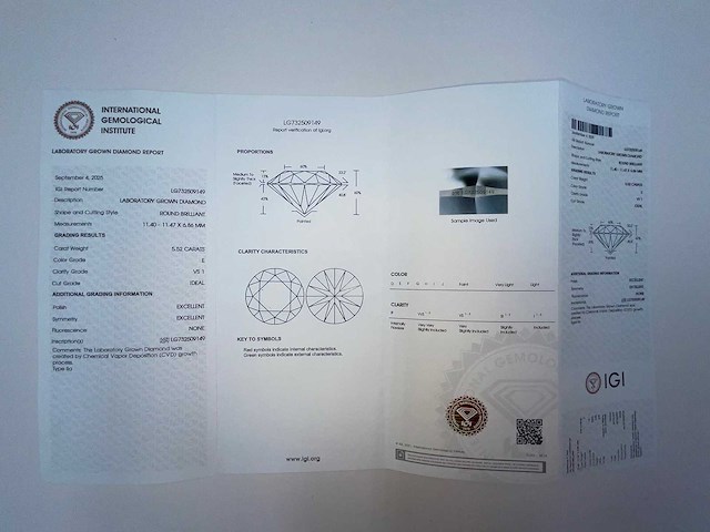 14 karaat geelgouden unieke ring met hoofddiamant 5,52 crt. - afbeelding 3 van  12