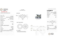 14 karaat wit gouden hanger met 5,00 crt diamant - afbeelding 2 van  6