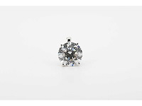 14 karaat wit gouden hanger met 5,00 crt diamant - afbeelding 1 van  6