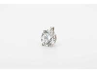14 karaat wit gouden hanger met 5,00 crt diamant - afbeelding 6 van  6