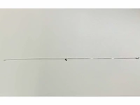 14 karaat wit gouden ketting wesselton met 0,25 crt natuurlijke diamant - afbeelding 5 van  8