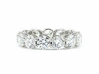 14 karaat wit gouden ring met 3,04 crt diamant