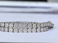 14 karaat witgouden armband met 5,01 crt. diamant - afbeelding 4 van  7