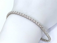 14 karaat witgouden armband met 5,01 crt. diamant - afbeelding 1 van  7