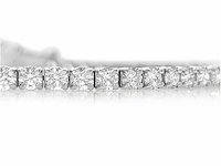 14 karaat witgouden armband met 5,45 crt. diamant - afbeelding 8 van  8