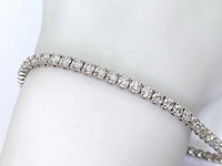 14 karaat witgouden armband met 5,56 crt. diamant - afbeelding 3 van  8