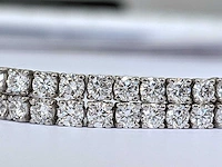 14 karaat witgouden armband met 5,56 crt. diamant - afbeelding 5 van  8