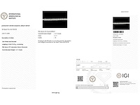 14 karaat witgouden armband met 5,71 crt. diamant - afbeelding 2 van  6