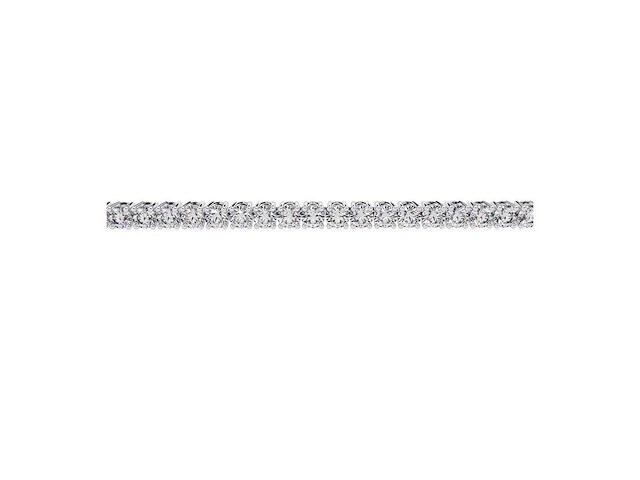 14 karaat witgouden armband met 5,71 crt. diamant - afbeelding 3 van  6