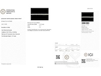 14 karaat witgouden armband met 5,72 crt. diamant - afbeelding 2 van  6