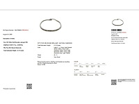 14 karaat witgouden armband met 6,15 crt. natuurlijke diamant - afbeelding 2 van  8