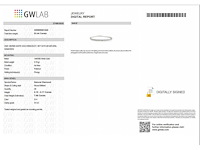 14 karaat witgouden armband met 7,66 natuurlijke diamant - afbeelding 2 van  6