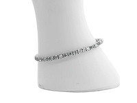 14 karaat witgouden armband met 7,66 natuurlijke diamant - afbeelding 3 van  5