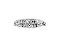 14 karaat witgouden armband met 7,66 natuurlijke diamant - afbeelding 5 van  5