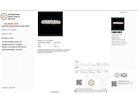 14 karaat witgouden eeuwigheidsring met 3,04 ct. diamant - afbeelding 2 van  7